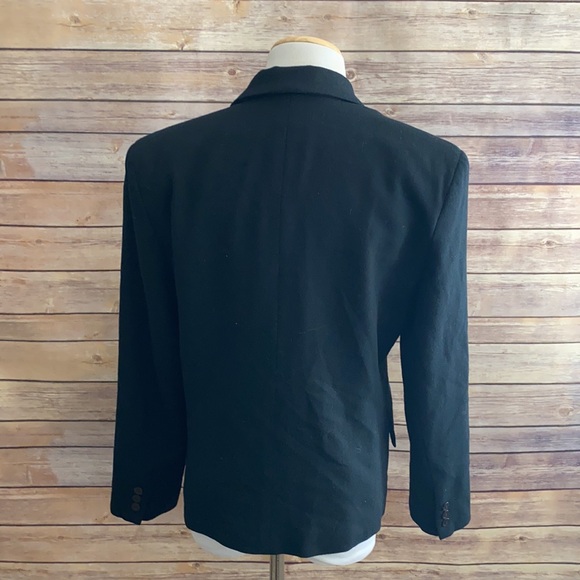 🎈Sale🎈Vintage Talbots Wool Blazer With Shoulder Pads - Picture 5 of 8